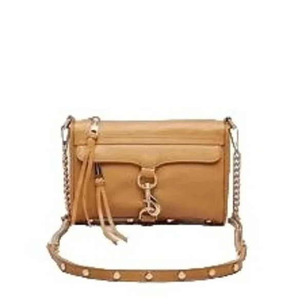 Rebecca Minkoff Handbags - Rebecca Minkoff Mini Mac Cognac Brown Leather Crossbody